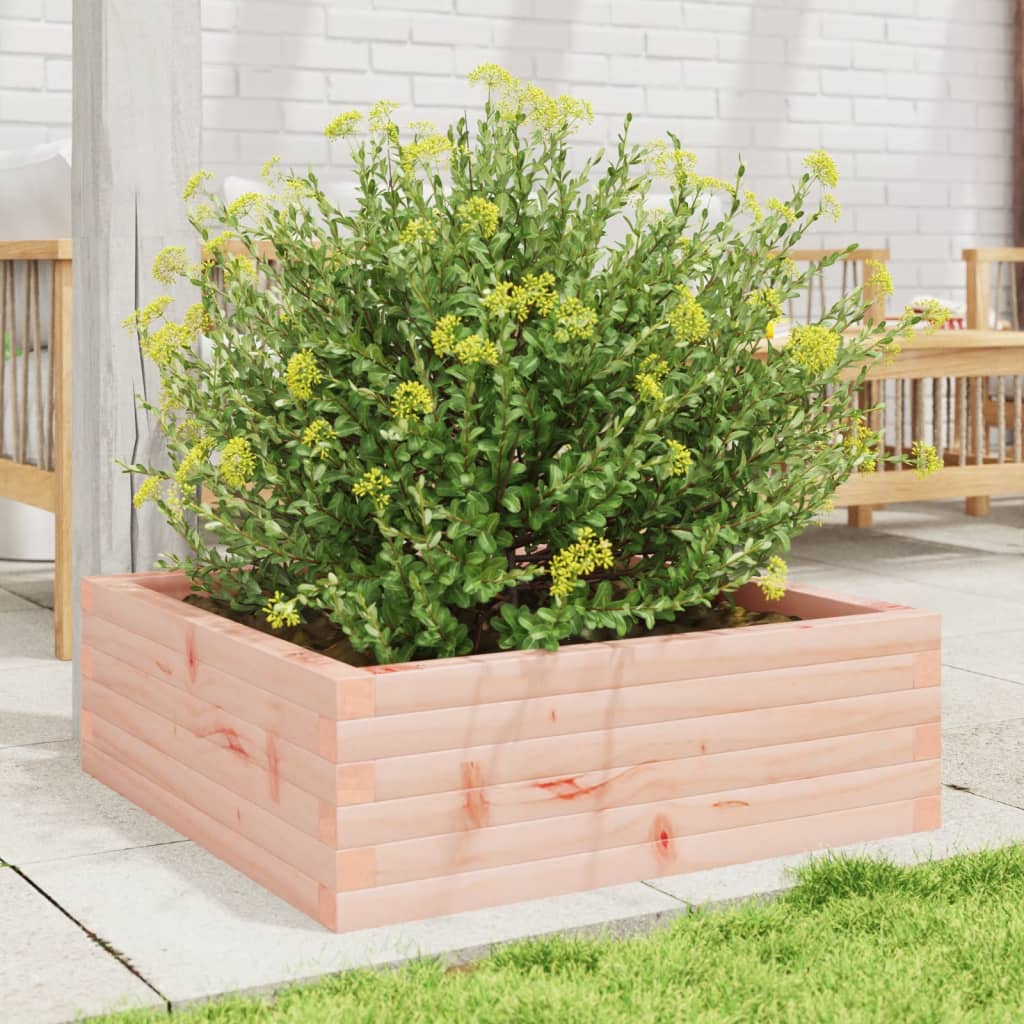 vidaXL Jardinera madera maciza de abeto Douglas 70x70x23 cm