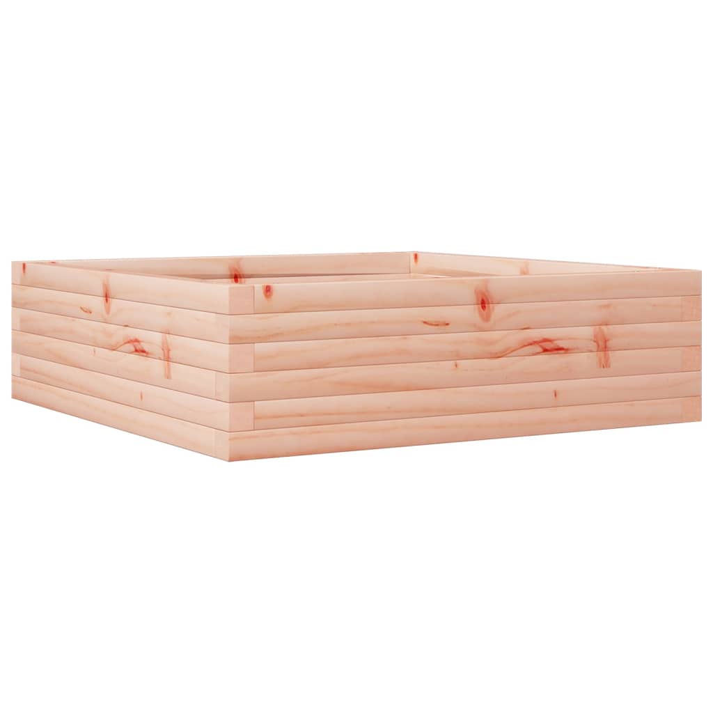 vidaXL Jardinera de madera maciza Douglas 80x80x23 cm