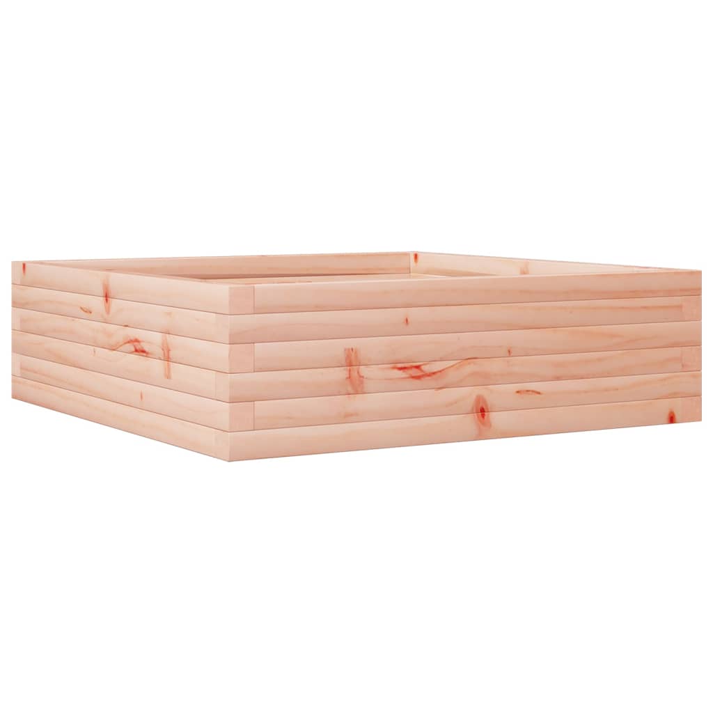 vidaXL Jardinera de madera maciza Douglas 80x80x23 cm