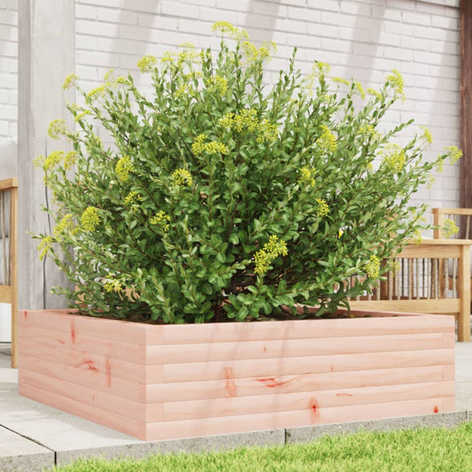 vidaXL Jardinera de madera maciza Douglas 80x80x23 cm