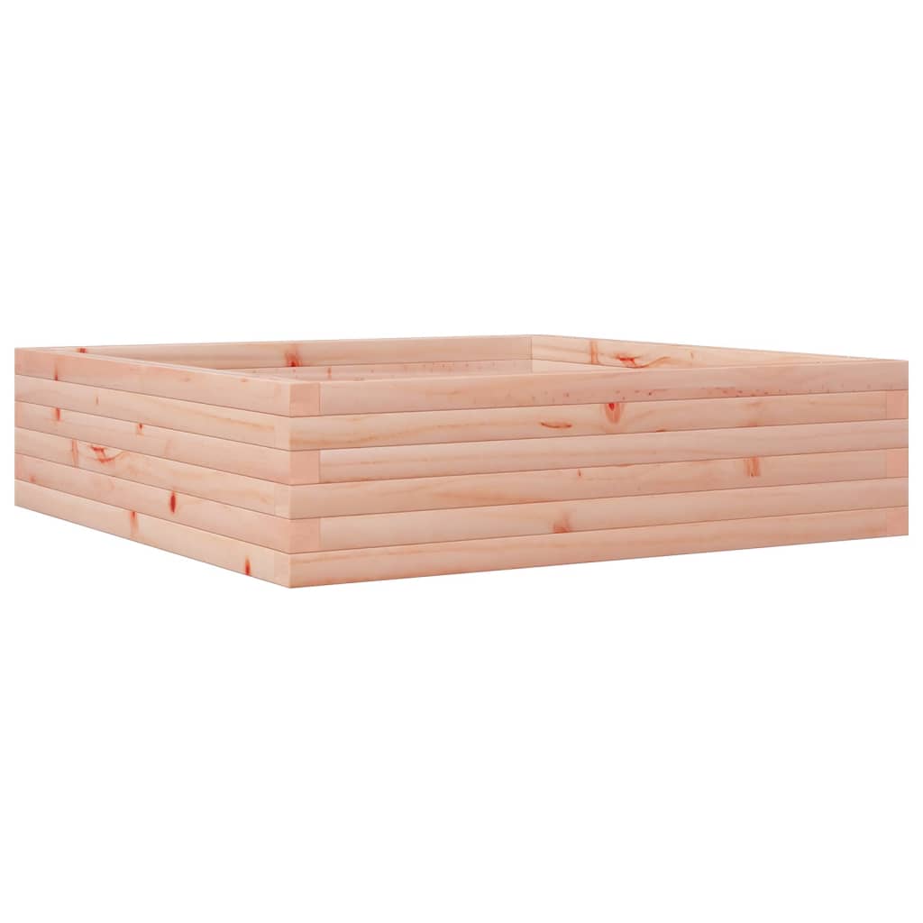 vidaXL Jardinera de madera maciza Douglas 90x90x23 cm