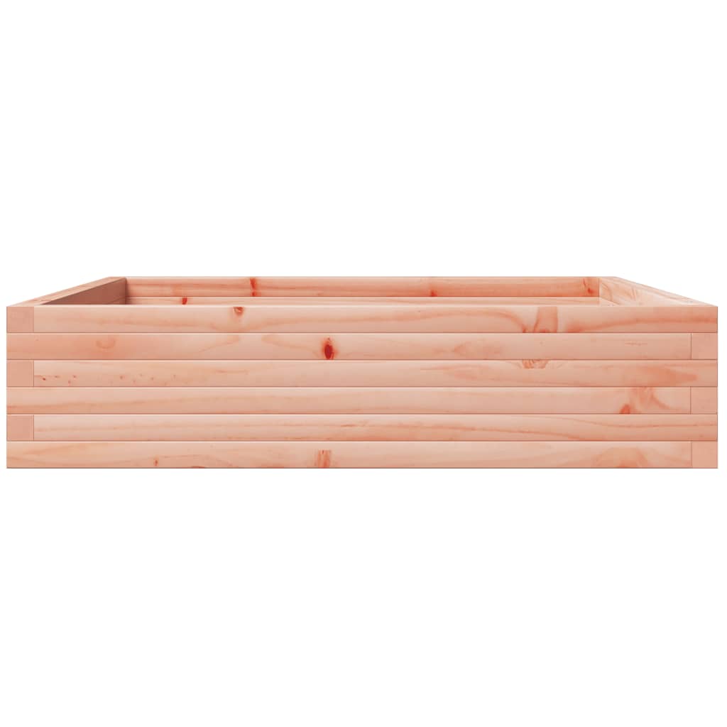 vidaXL Jardinera madera maciza de abeto Douglas 100x100x23 cm