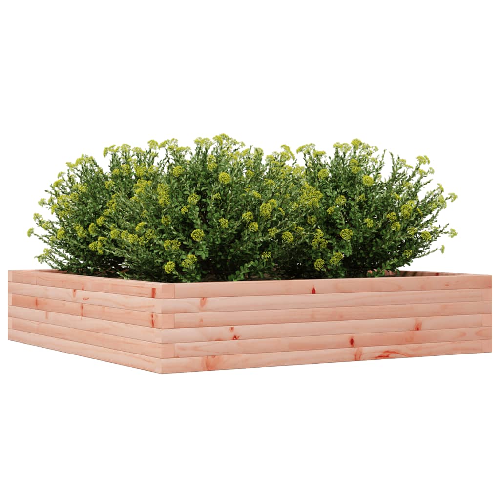 vidaXL Jardinera madera maciza de abeto Douglas 110x110x23 cm