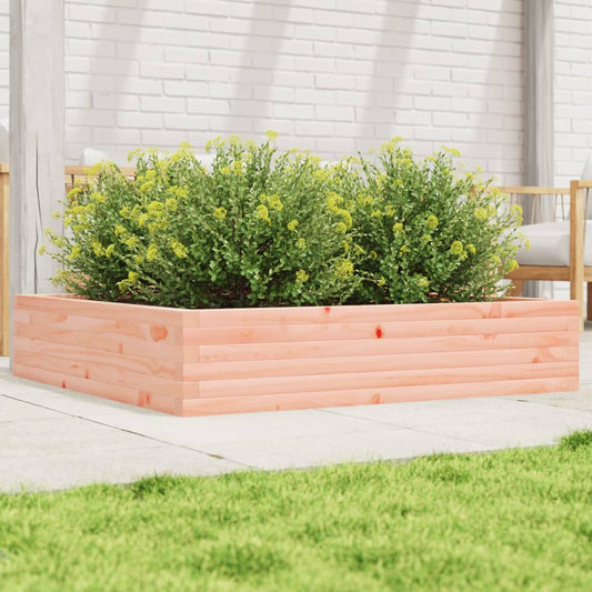 vidaXL Jardinera madera maciza de abeto Douglas 110x110x23 cm