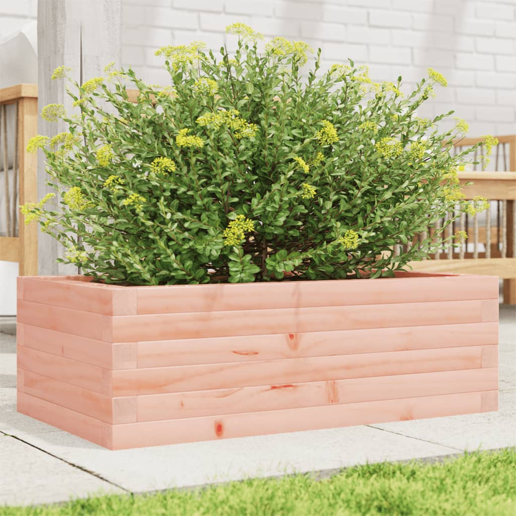 vidaXL Jardinera de madera maciza Douglas 70x40x23 cm