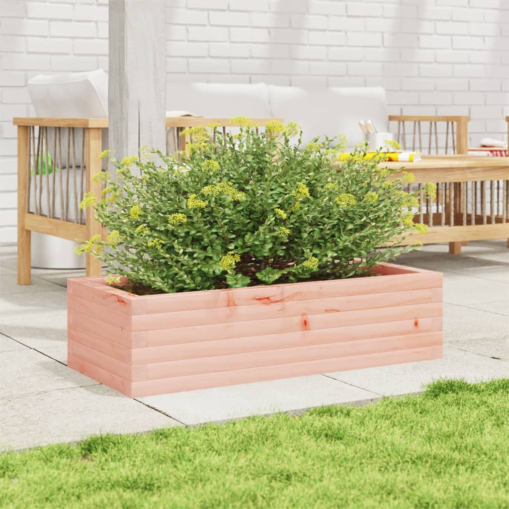 vidaXL Jardinera madera maciza de abeto Douglas 90x40x23 cm