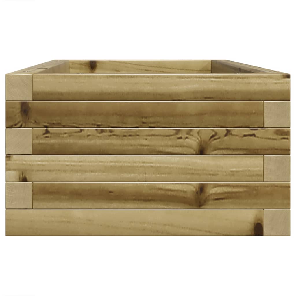 vidaXL Jardinera de madera de pino impregnada 90x40x23 cm