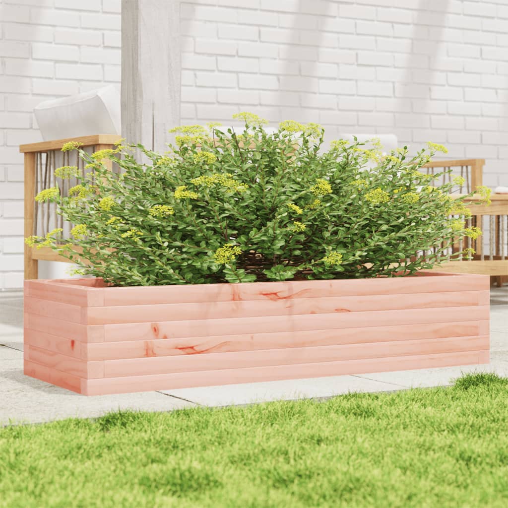 vidaXL Jardinera madera maciza de abeto Douglas 110x40x23 cm