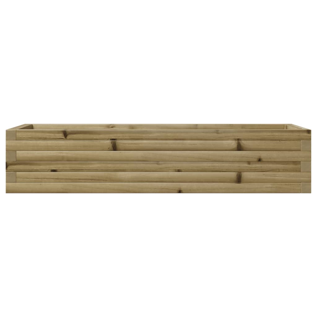 vidaXL Jardinera madera de pino impregnada 110x40x23 cm