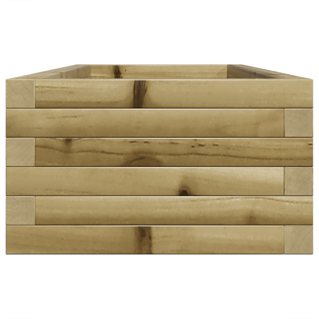 vidaXL Jardinera madera de pino impregnada 110x40x23 cm