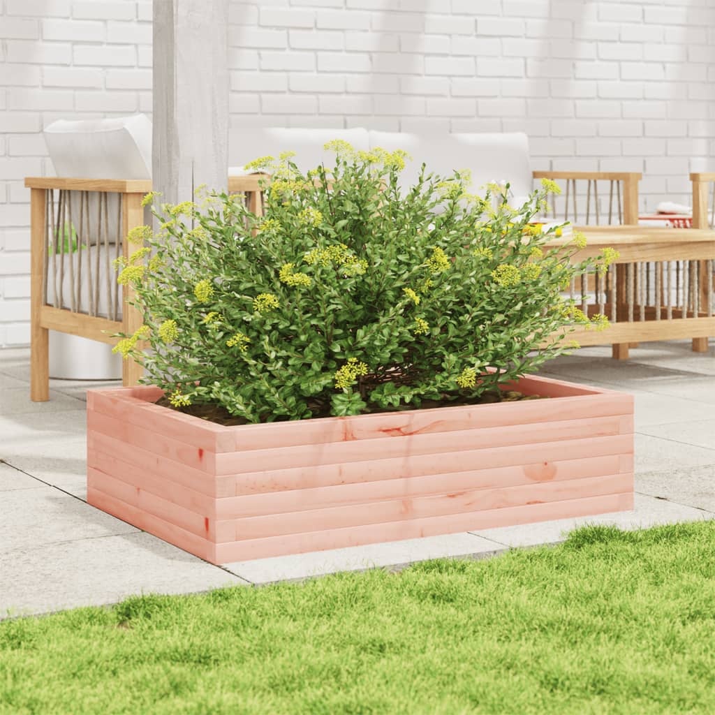 vidaXL Jardinera madera maciza de abeto Douglas 90x60x23 cm