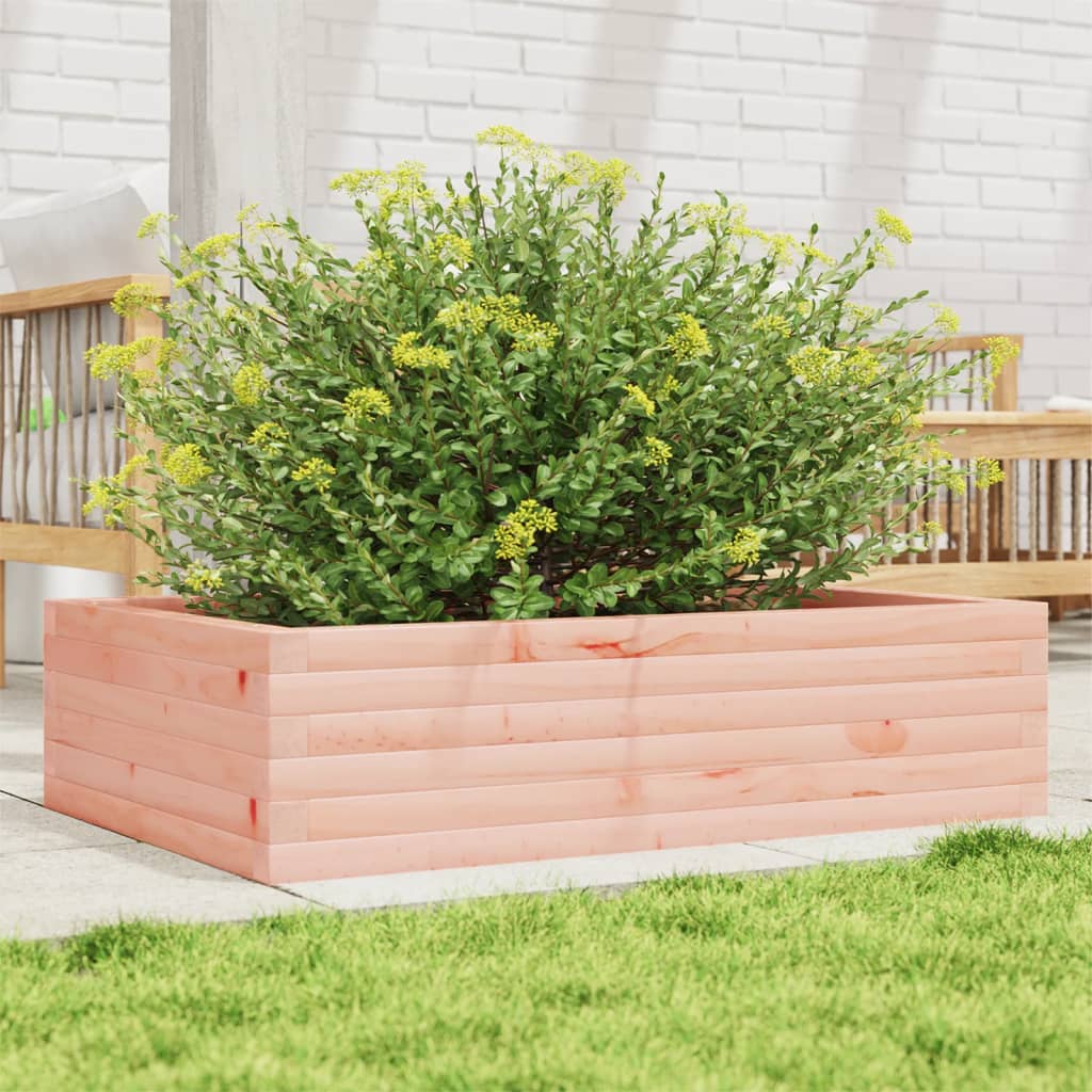 vidaXL Jardinera madera maciza de abeto Douglas 90x60x23 cm