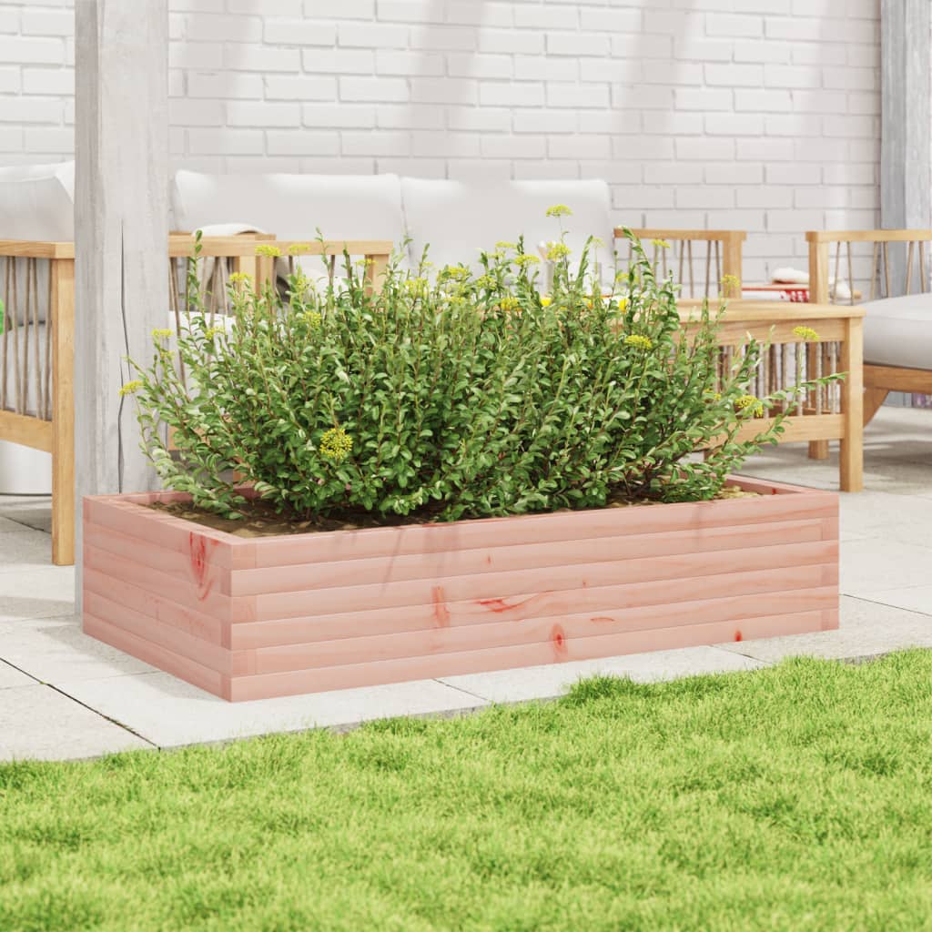 vidaXL Jardinera madera maciza de abeto Douglas 110x60x23 cm