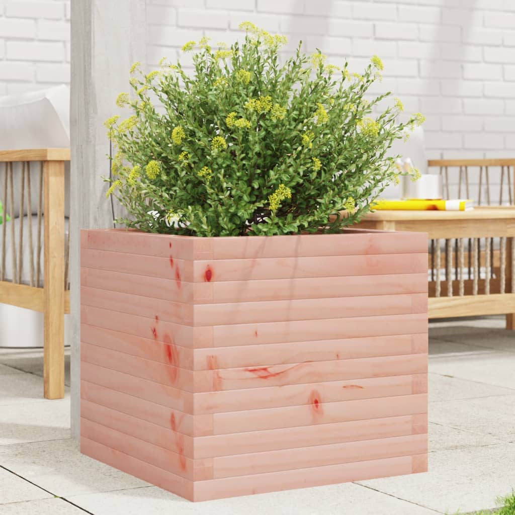 vidaXL Jardinera madera maciza de abeto Douglas 50x50x45,5 cm