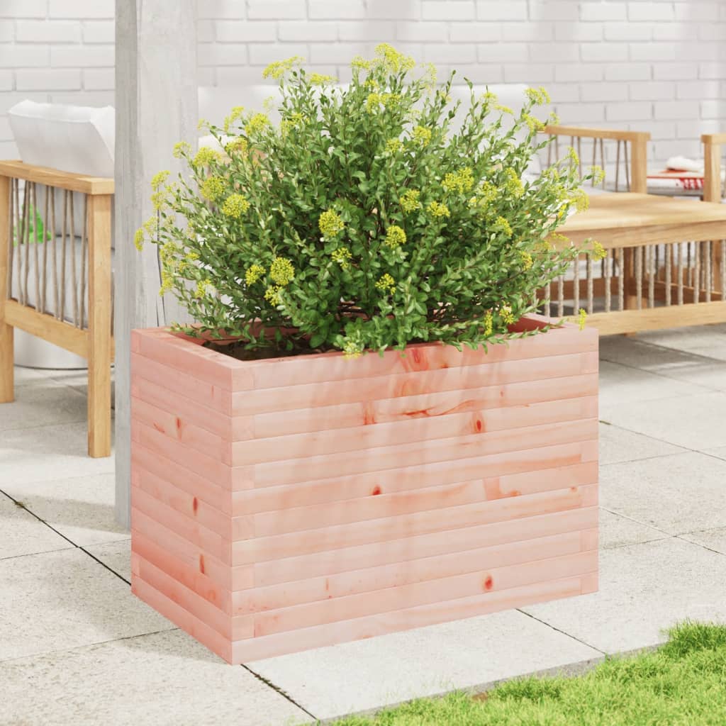 vidaXL Jardinera madera maciza de abeto Douglas 70x40x45,5 cm