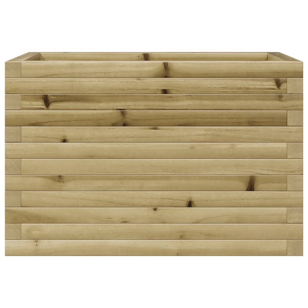 vidaXL Jardinera de madera de pino impregnada 70x40x45,5 cm