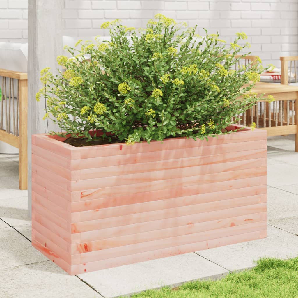 vidaXL Jardinera madera maciza de abeto Douglas 90x40x45,5 cm