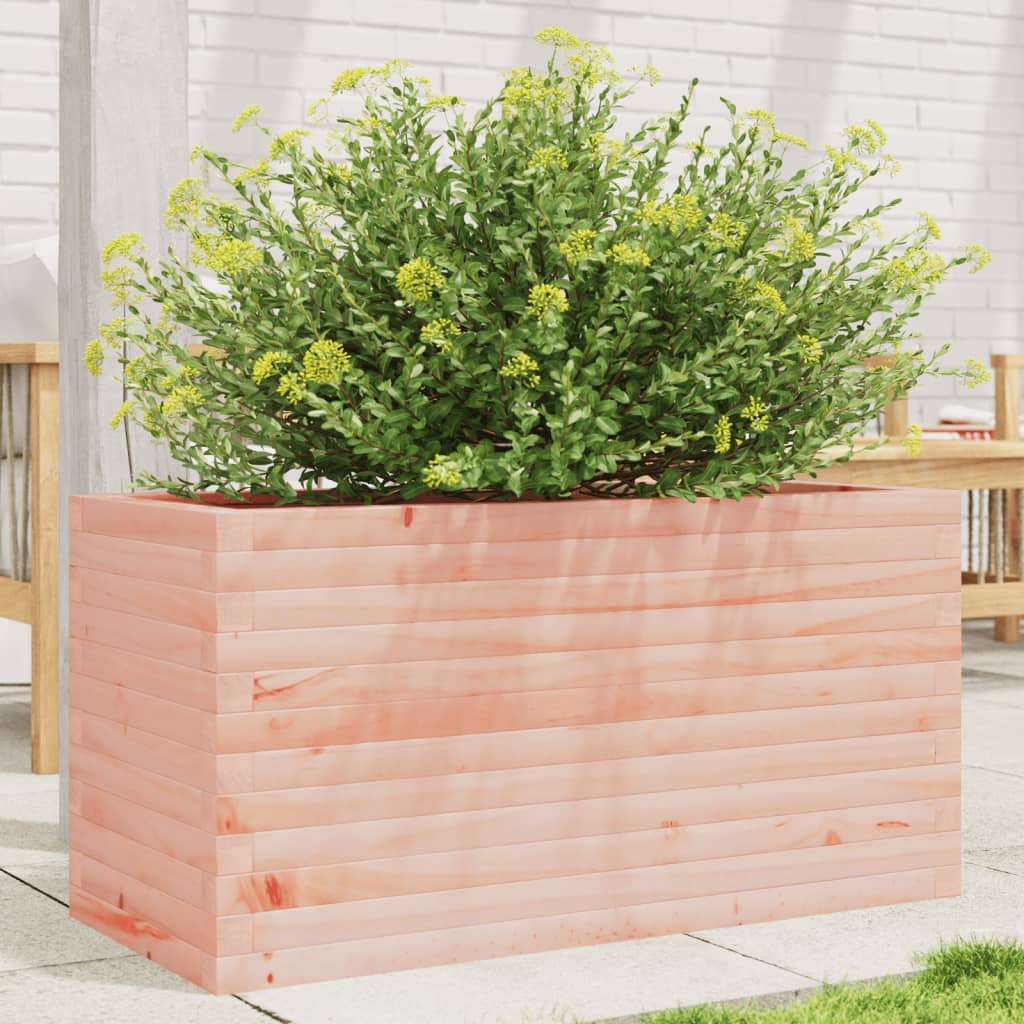 vidaXL Jardinera madera maciza de abeto Douglas 90x40x45,5 cm