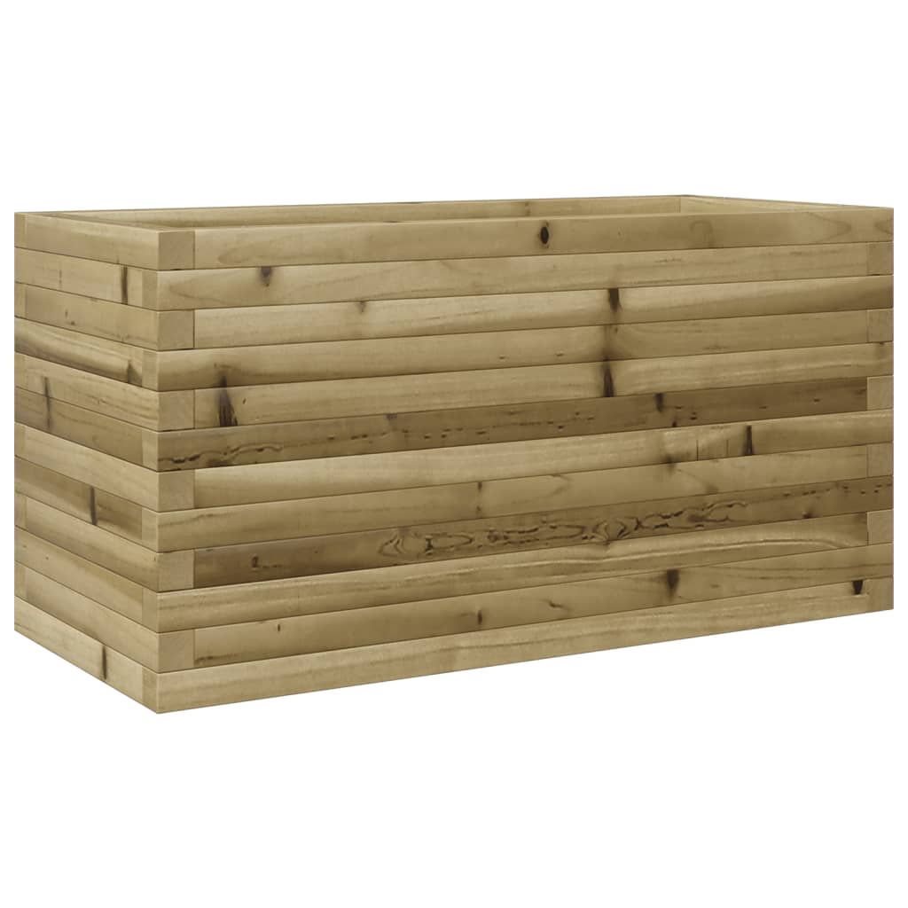 vidaXL Jardinera madera de pino impregnada 90x40x45,5 cm