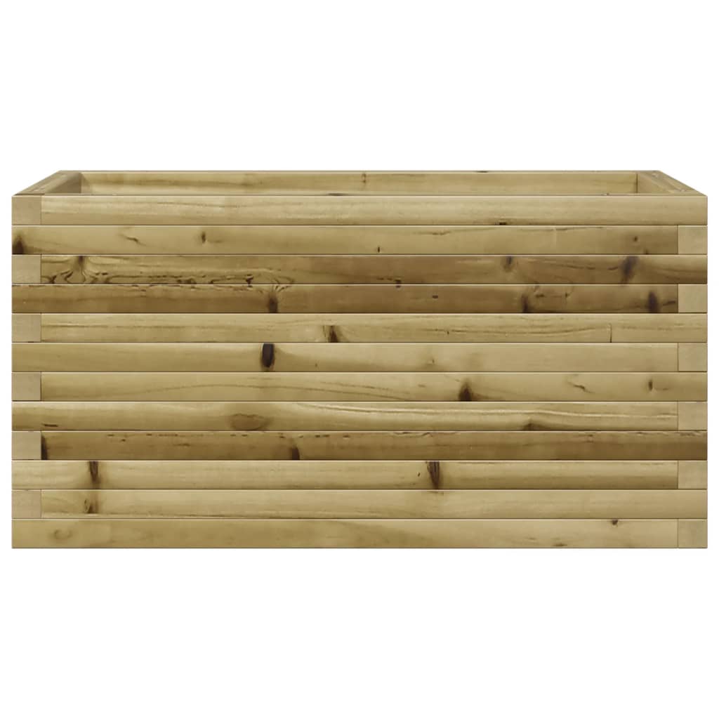 vidaXL Jardinera madera de pino impregnada 90x40x45,5 cm