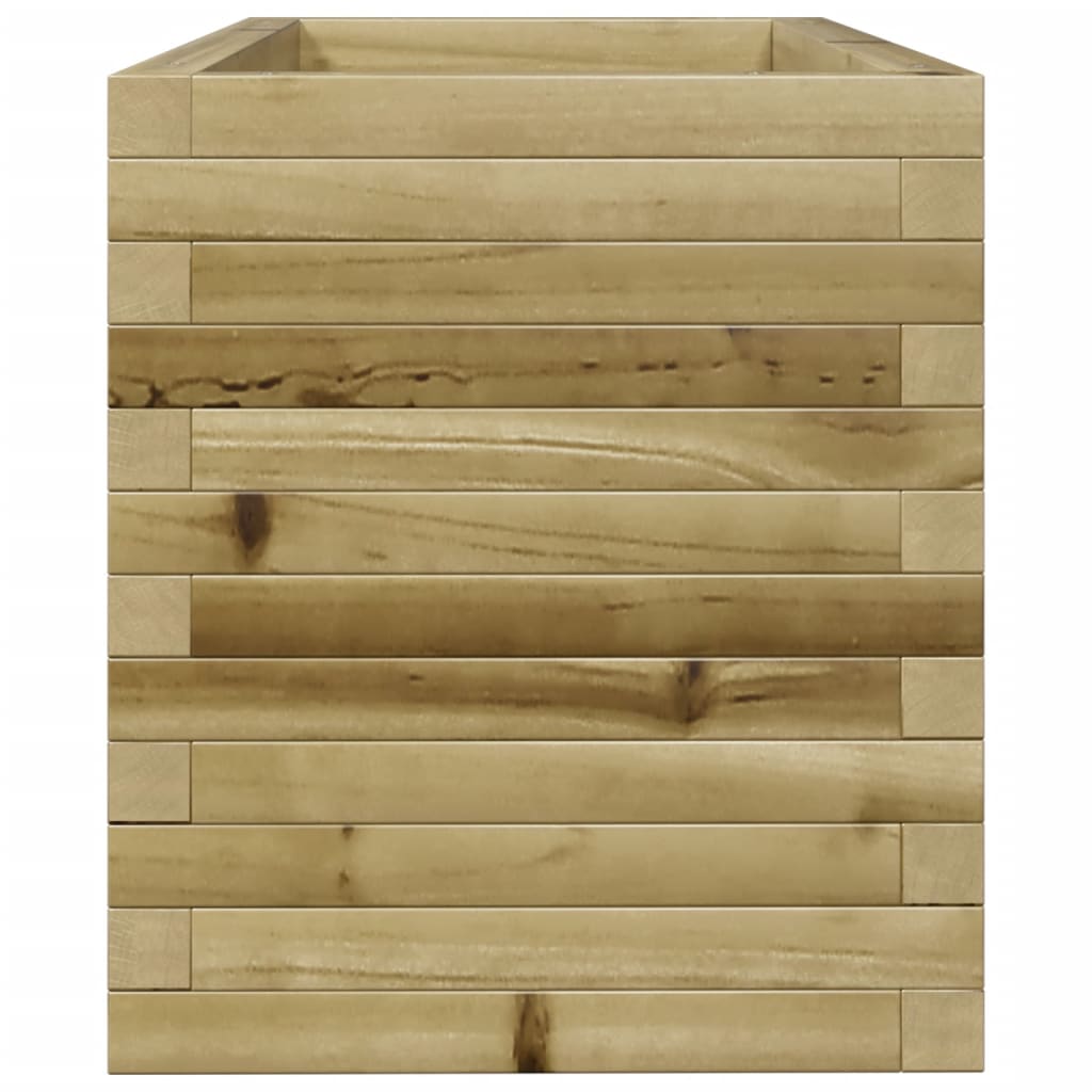 vidaXL Jardinera madera de pino impregnada 90x40x45,5 cm