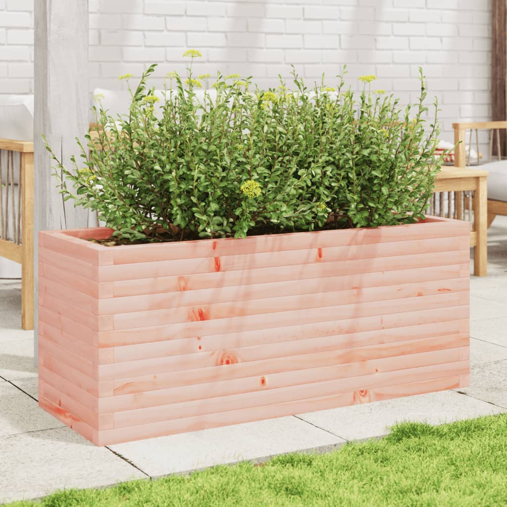 vidaXL Jardinera madera maciza de abeto Douglas 110x40x45,5 cm