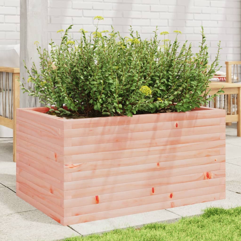 vidaXL Jardinera madera maciza de abeto Douglas 90x60x45,5 cm