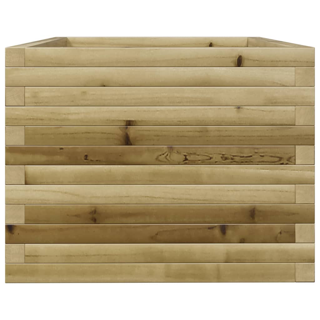 vidaXL Jardinera de madera de pino impregnada 90x60x45,5 cm