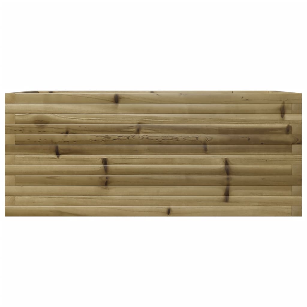 vidaXL Jardinera madera de pino impregnada 110x60x45,5 cm