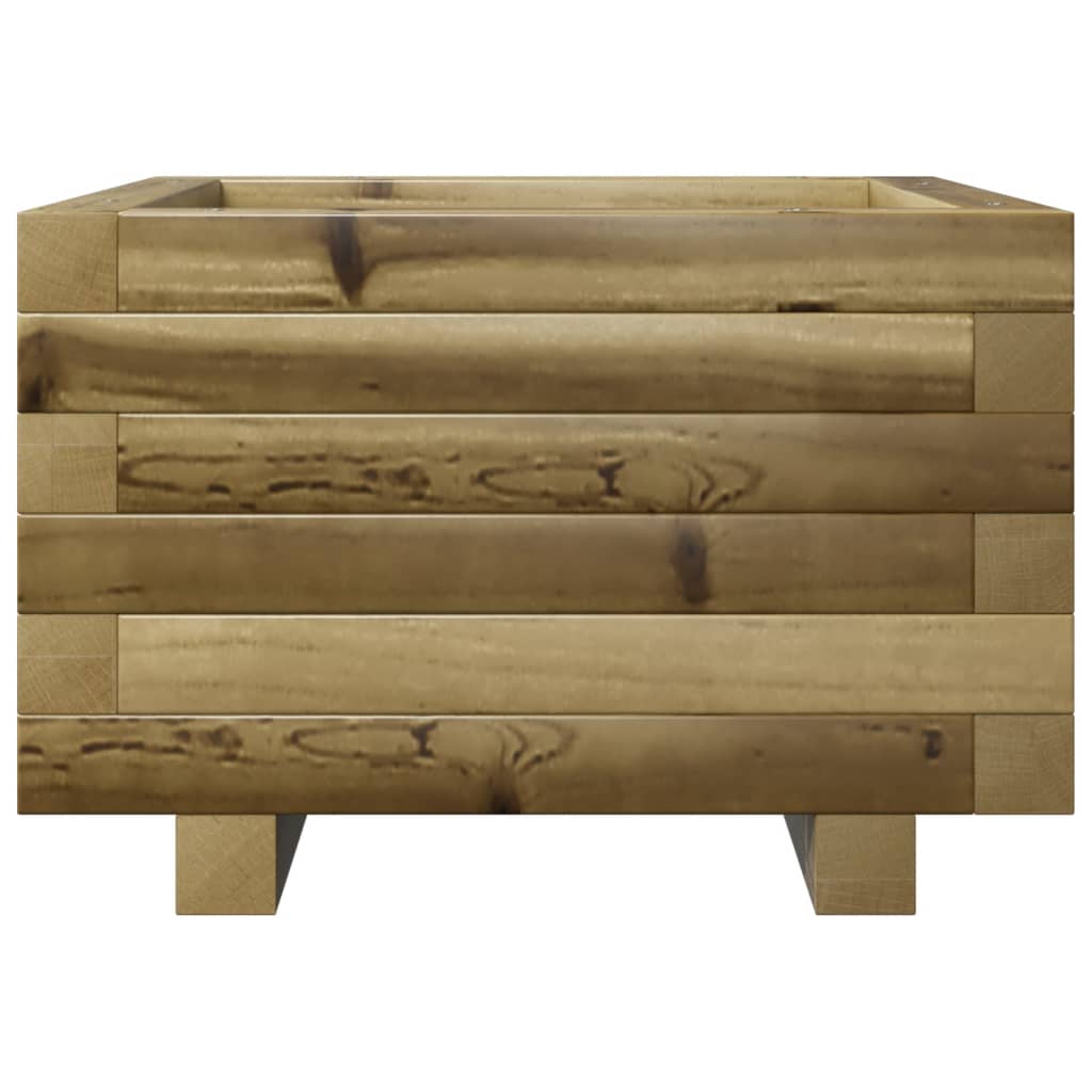 vidaXL Jardinera madera de pino impregnada 40x40x26,5 cm