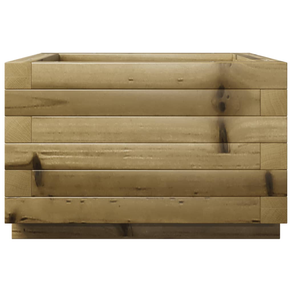 vidaXL Jardinera madera de pino impregnada 40x40x26,5 cm