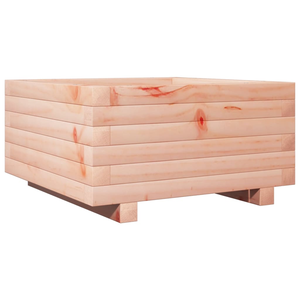 vidaXL Jardinera de madera maciza Douglas 50x50x26,5 cm