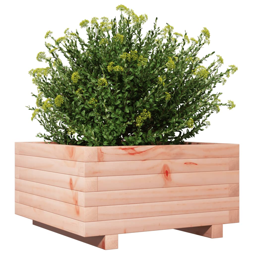 vidaXL Jardinera de madera maciza Douglas 50x50x26,5 cm