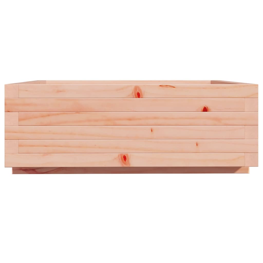 vidaXL Jardinera de madera maciza Douglas 70x70x26,5 cm