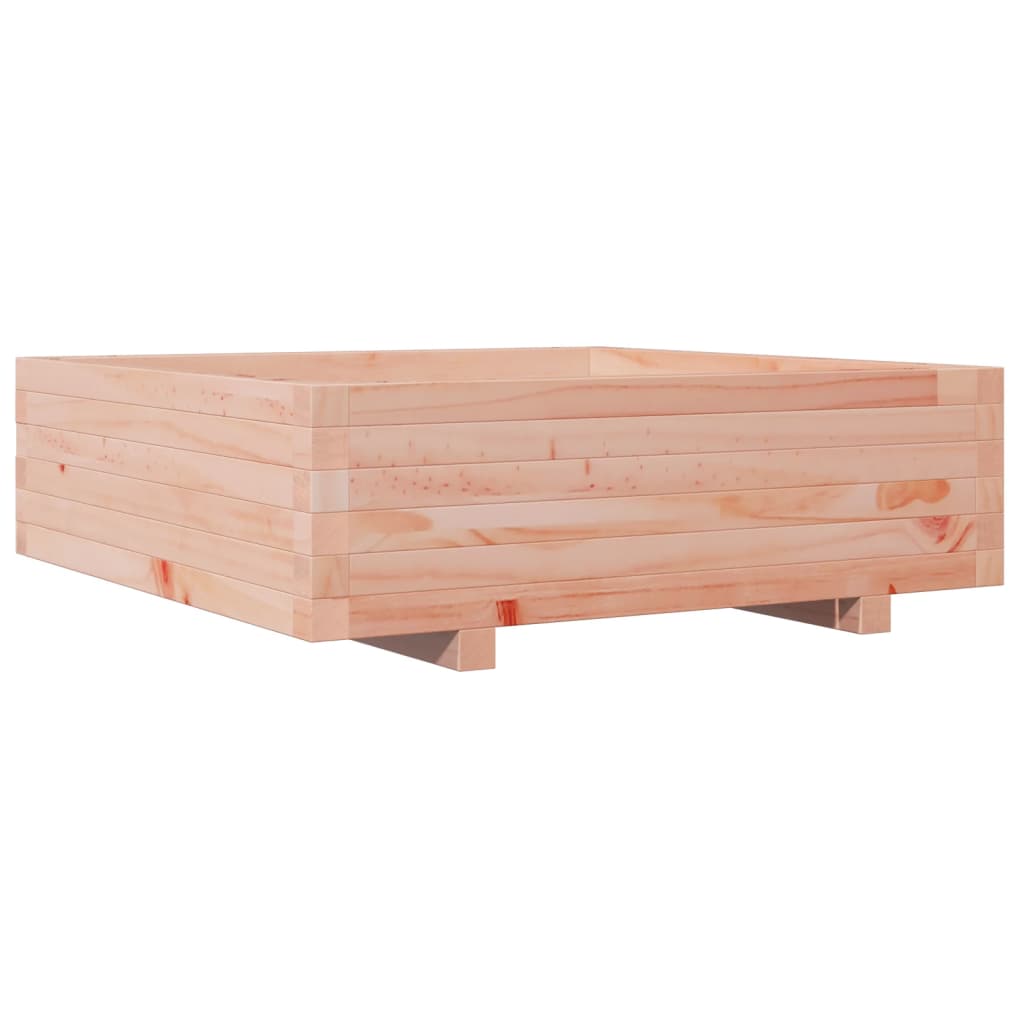 vidaXL Jardinera de madera maciza Douglas 80x80x26,5 cm