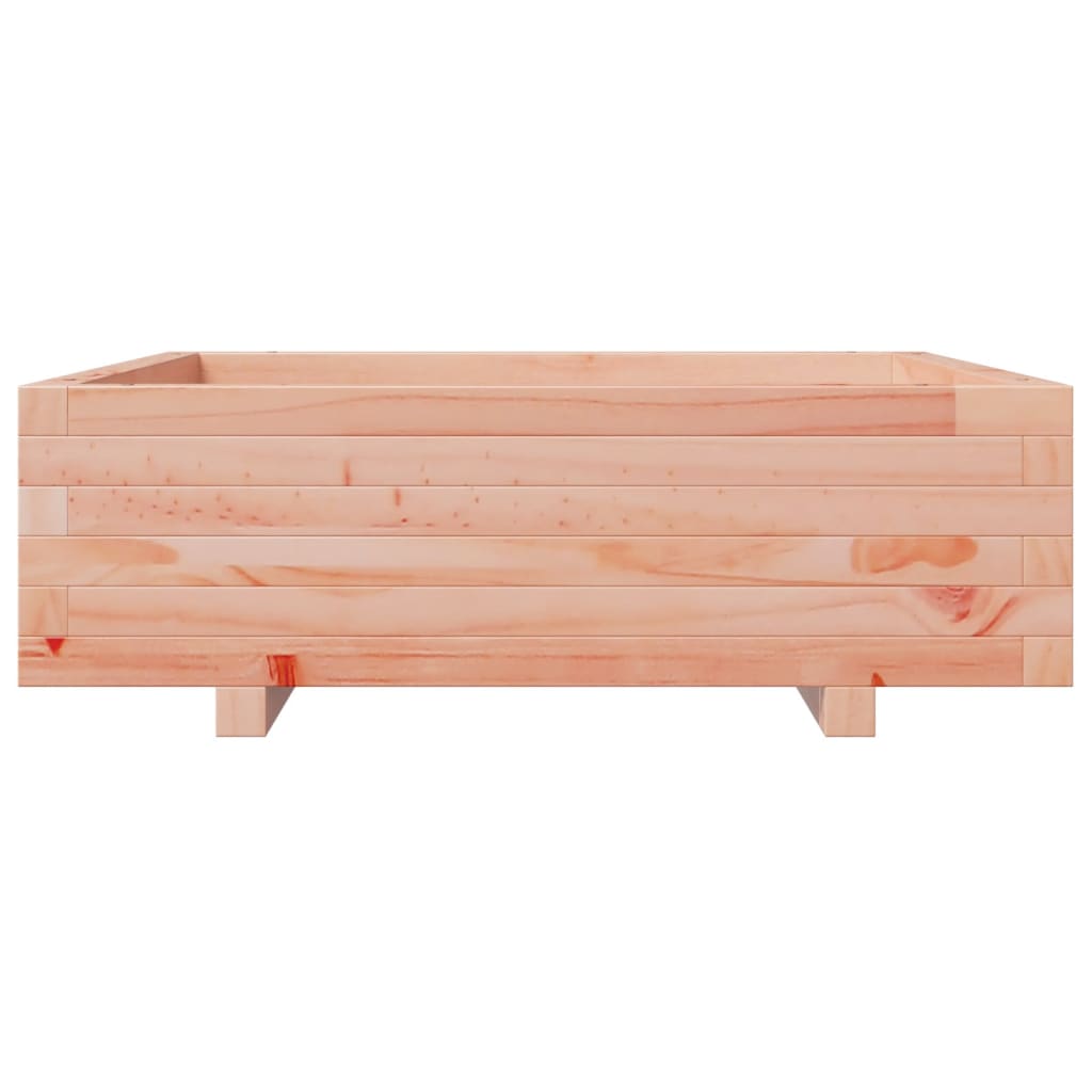 vidaXL Jardinera de madera maciza Douglas 80x80x26,5 cm