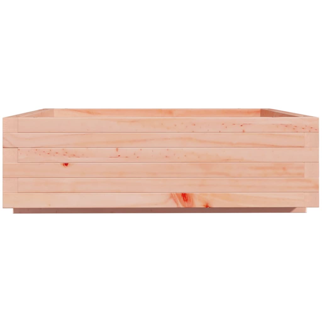 vidaXL Jardinera de madera maciza Douglas 80x80x26,5 cm