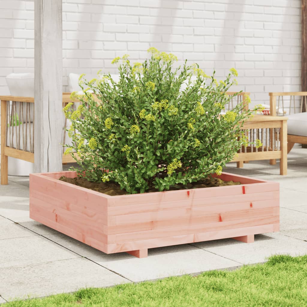 vidaXL Jardinera madera maciza de abeto Douglas 90x90x26,5 cm