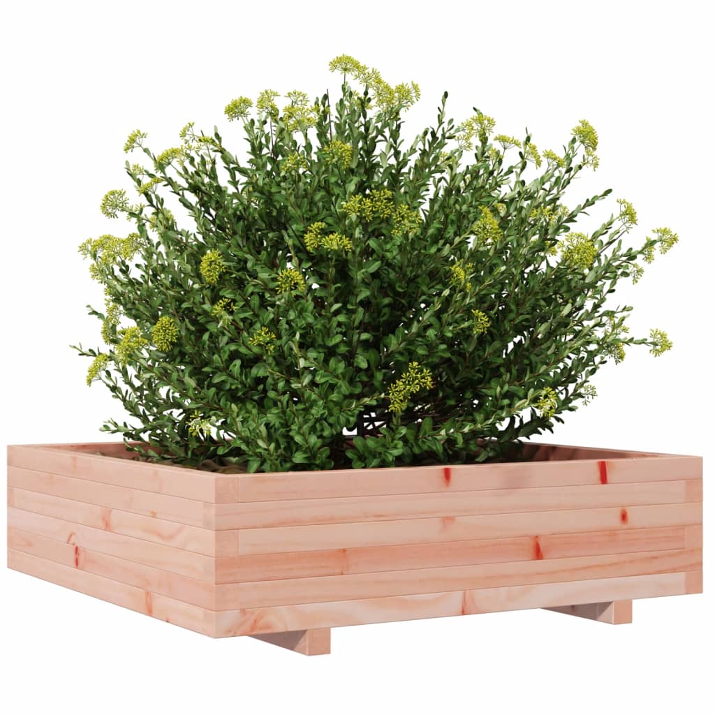 vidaXL Jardinera madera maciza de abeto Douglas 90x90x26,5 cm