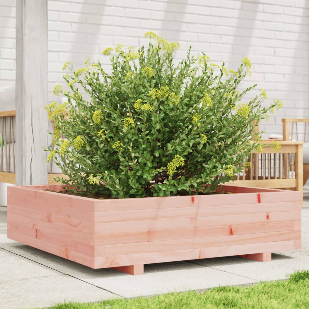 vidaXL Jardinera madera maciza de abeto Douglas 90x90x26,5 cm