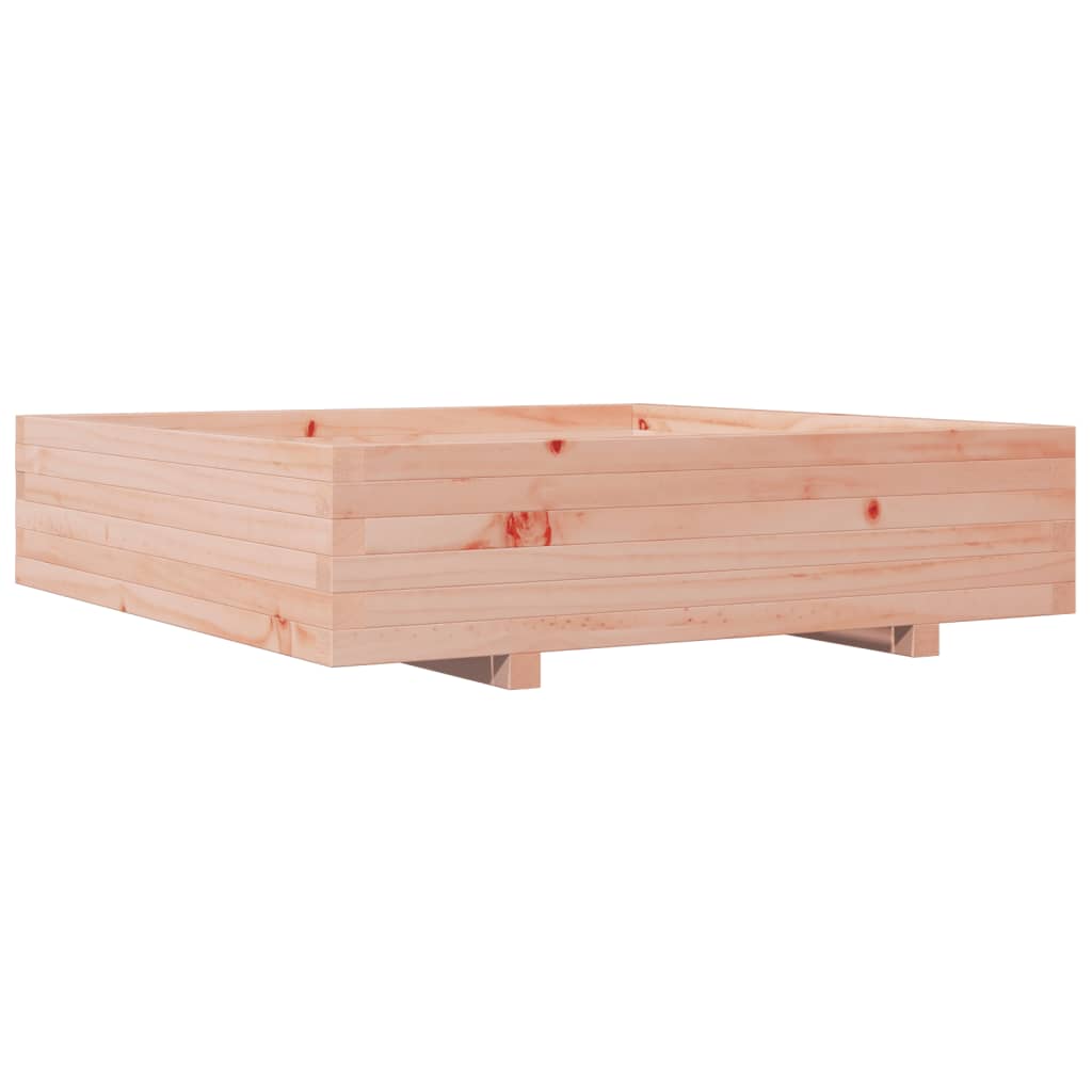 vidaXL Jardinera madera maciza de abeto Douglas 100x100x26,5 cm