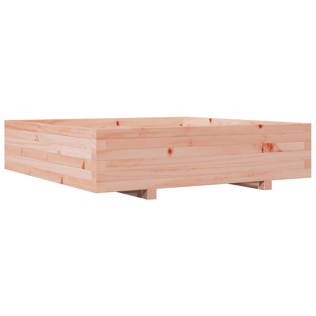 vidaXL Jardinera madera maciza de abeto Douglas 100x100x26,5 cm