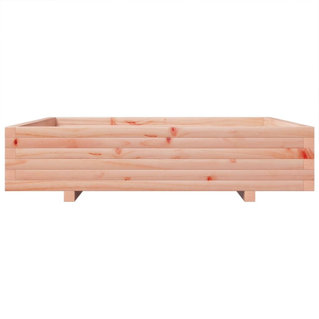 vidaXL Jardinera de madera maciza Douglas 110x110x26,5 cm