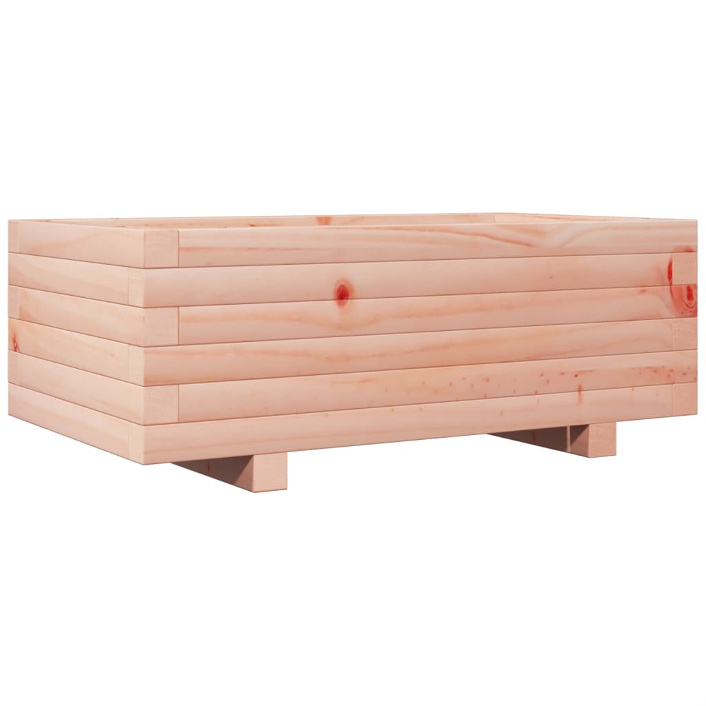 vidaXL Jardinera de madera maciza Douglas 70x40x26,5 cm