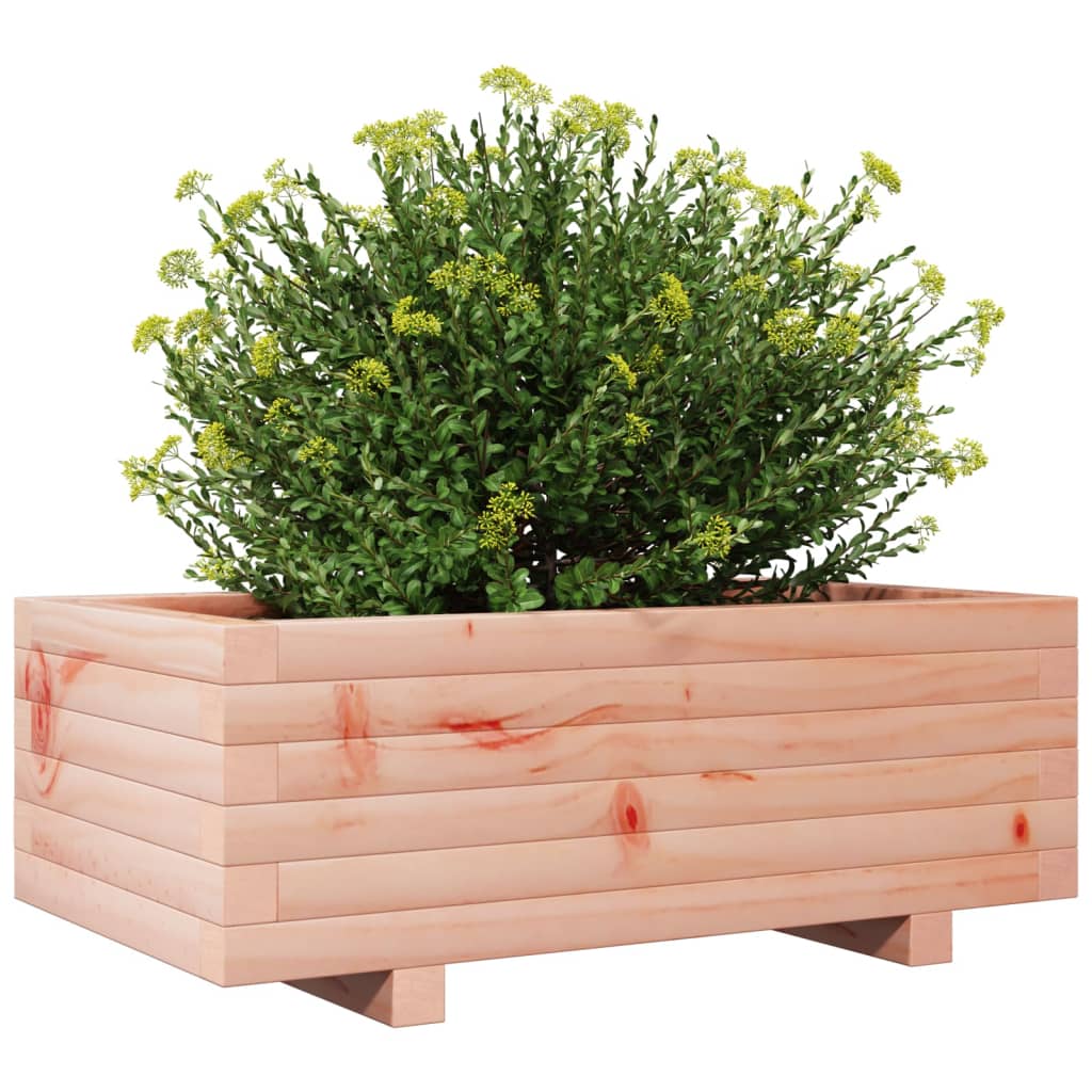 vidaXL Jardinera de madera maciza Douglas 70x40x26,5 cm