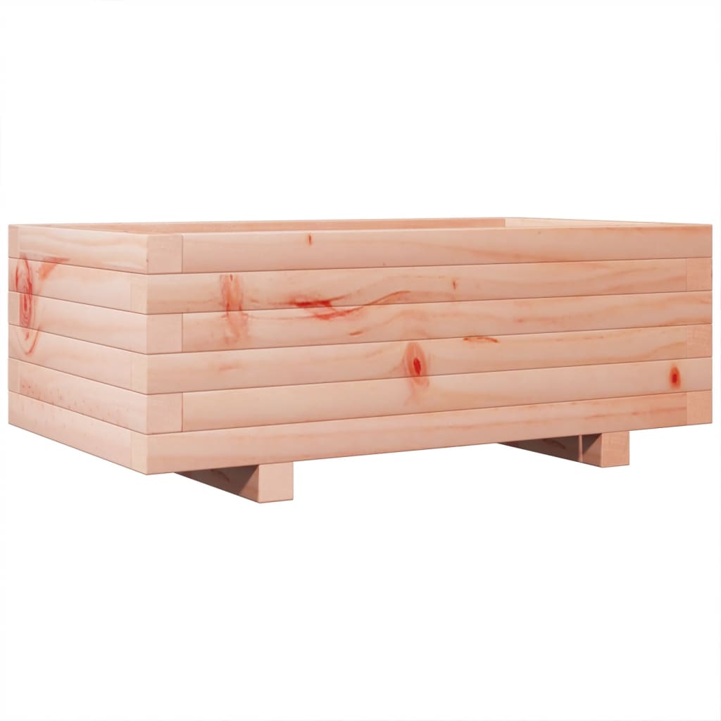 vidaXL Jardinera de madera maciza Douglas 70x40x26,5 cm