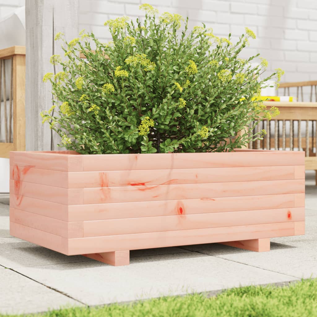 vidaXL Jardinera de madera maciza Douglas 70x40x26,5 cm