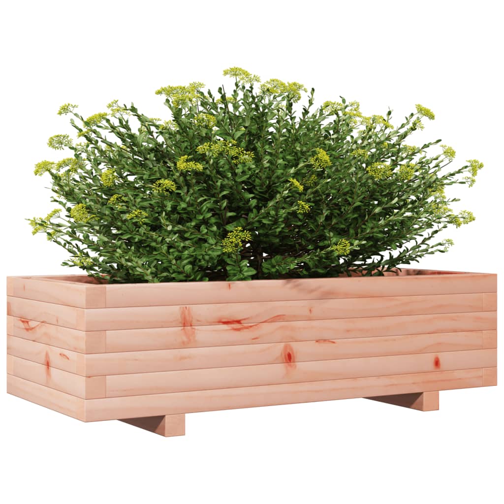 vidaXL Jardinera de madera maciza Douglas 90x40x26,5 cm