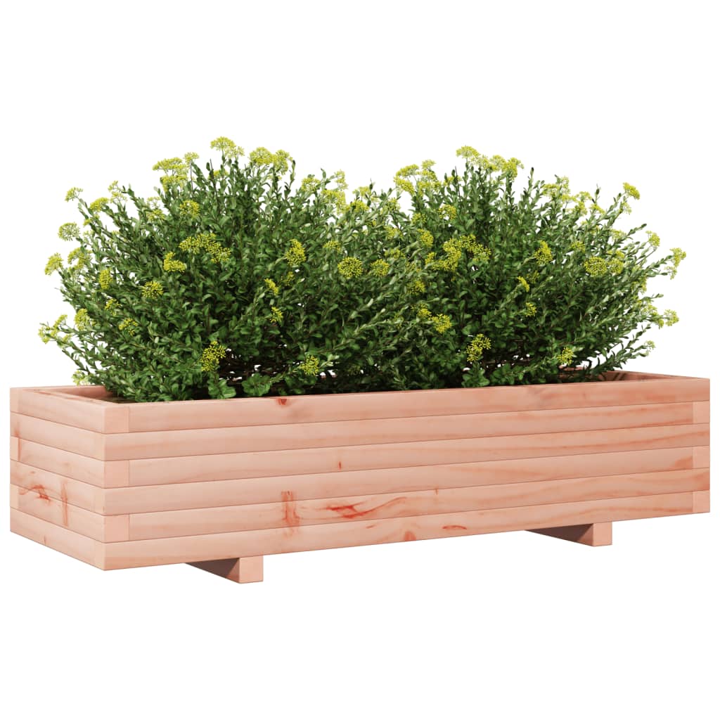 vidaXL Jardinera de madera maciza Douglas 110x40x26,5 cm