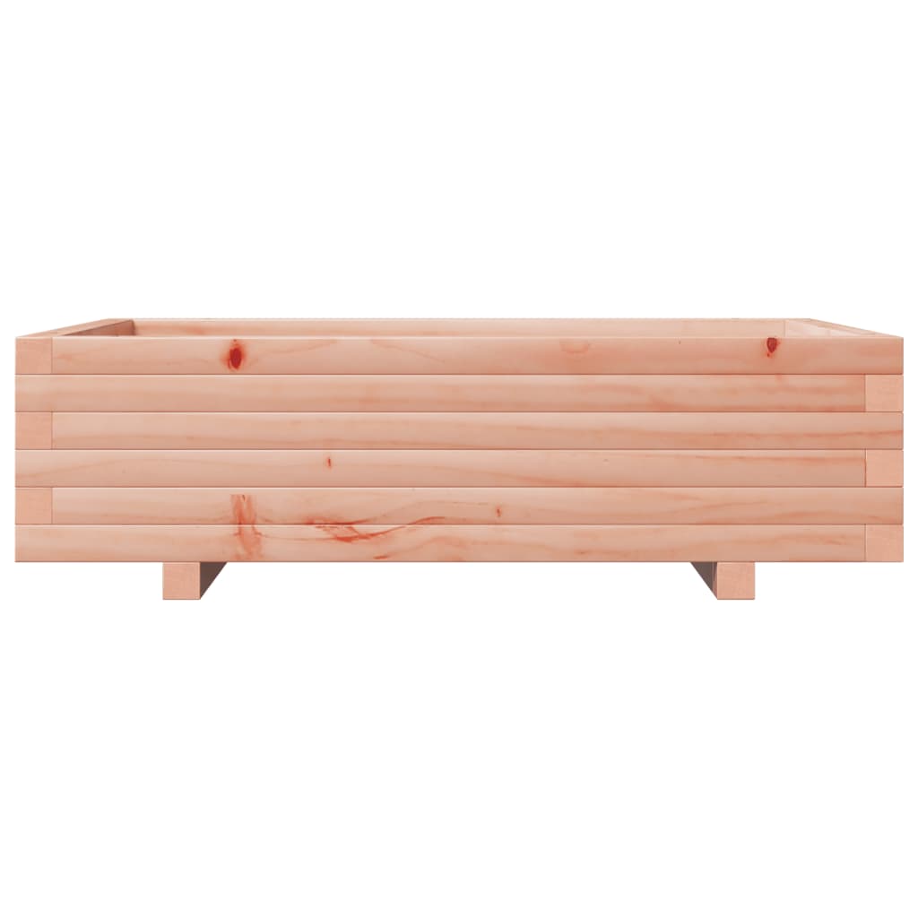 vidaXL Jardinera de madera maciza Douglas 80x80x26,5 cm